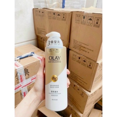 Sữa tắm OLAY B3+ Vitamin C trắng da 500ml