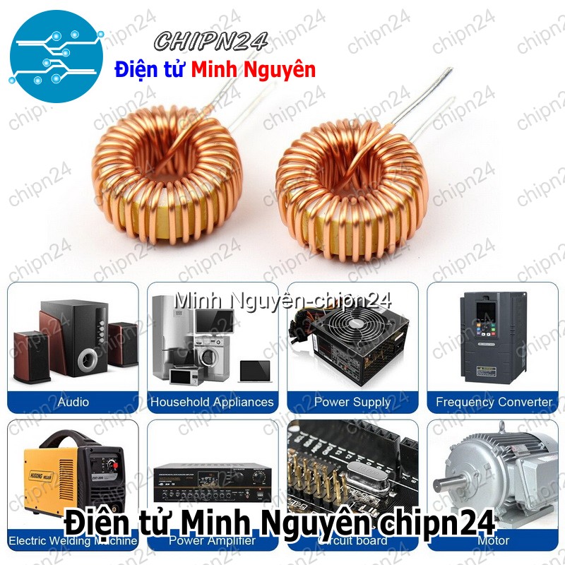 [2 cái] (K197) Cuộn cảm xuyến DIP 3A (33uH/47uH/68uH/100uH/150uH/220uH/330uH/470uH/1mH) - [Chọn Loại] - HHH.00054
