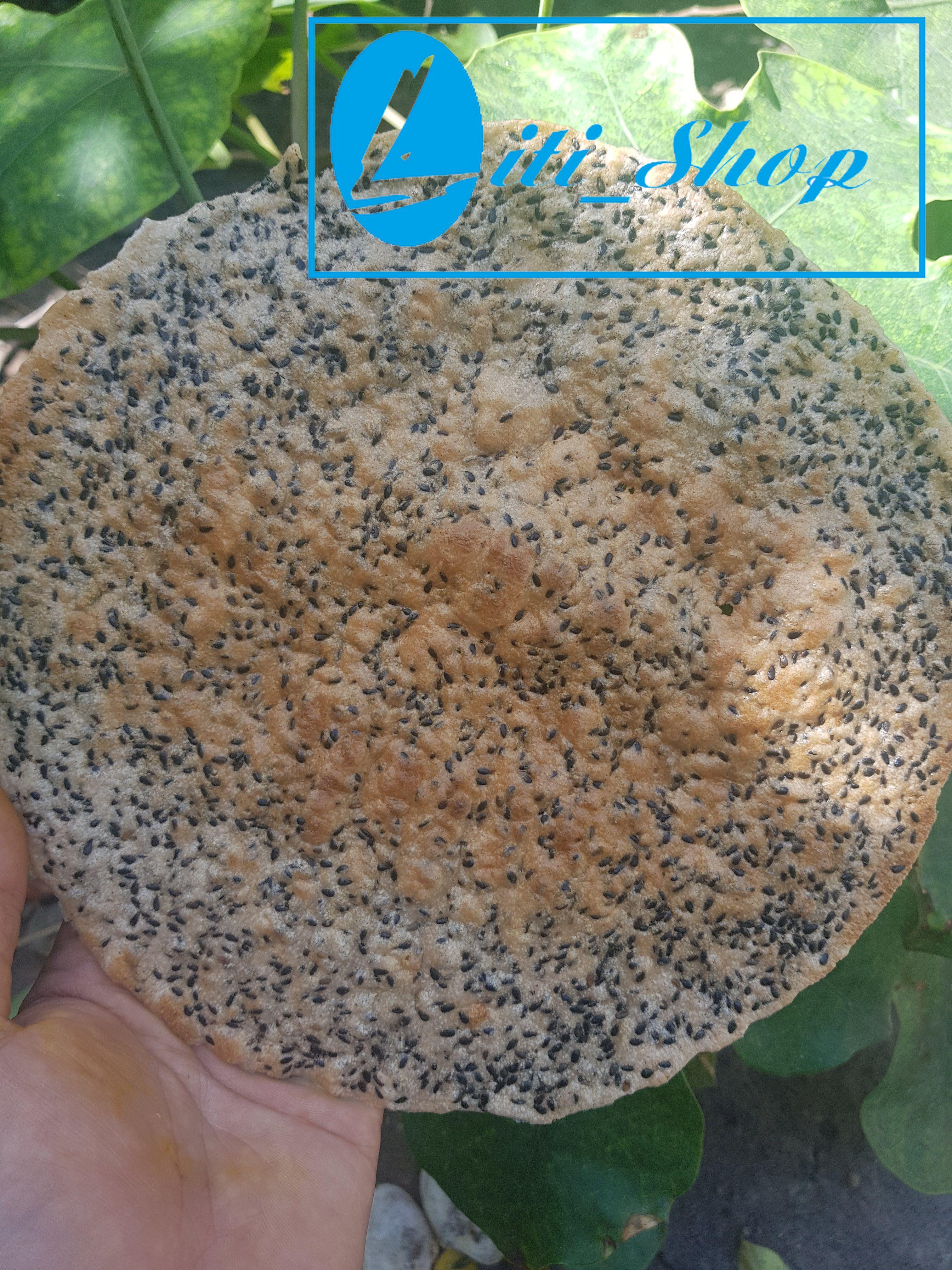 [10 cái] Báng tráng nướng mè dừa 500Gr (Nhiều mè-Chưa nướng)