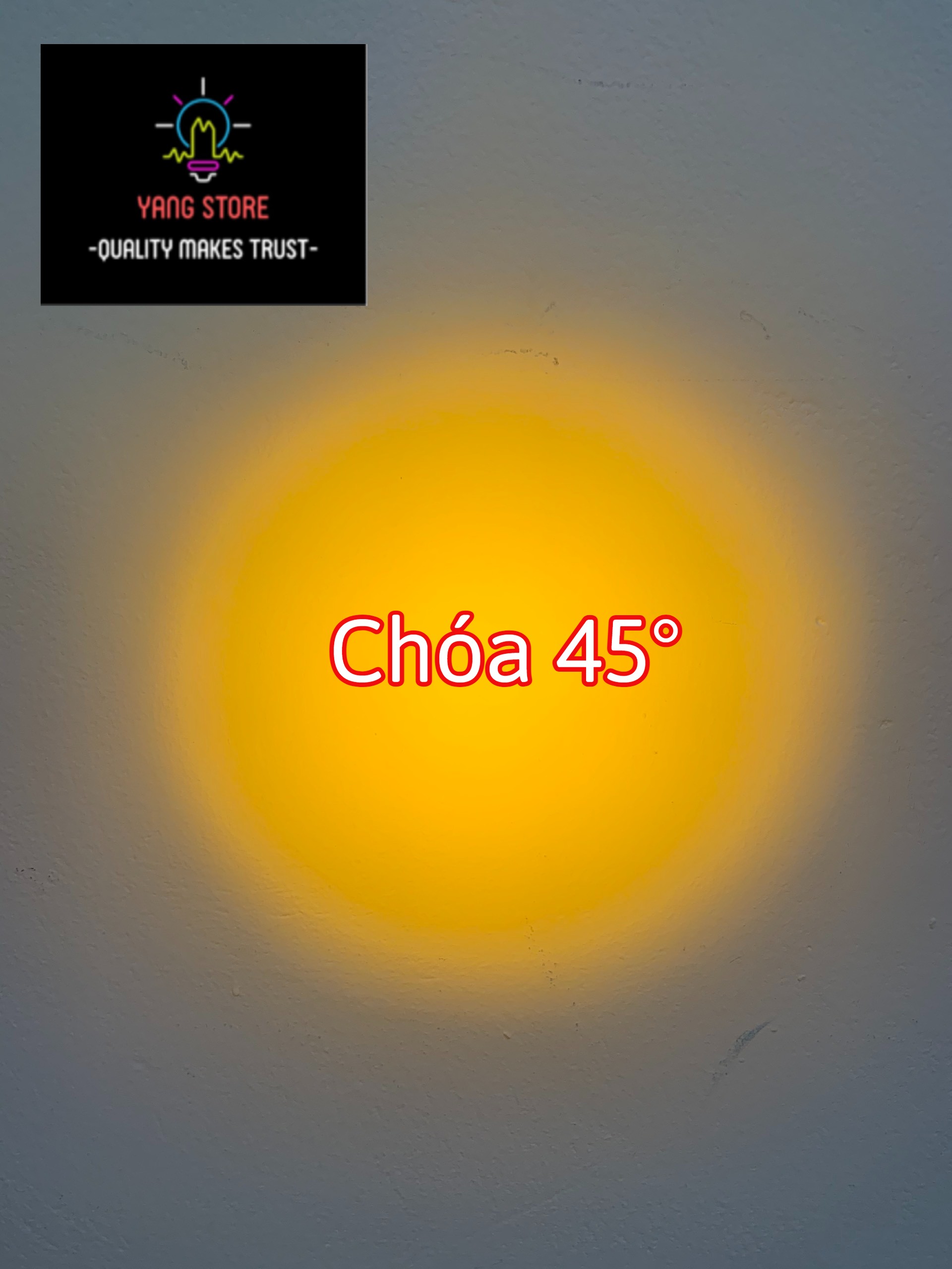 [5cái] chóa led đơn 1W,3W góc sáng 30°,45°,60°