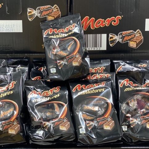 Kẹo socola Mars miniatures Đức - Bịch 150g - Date T6/2024