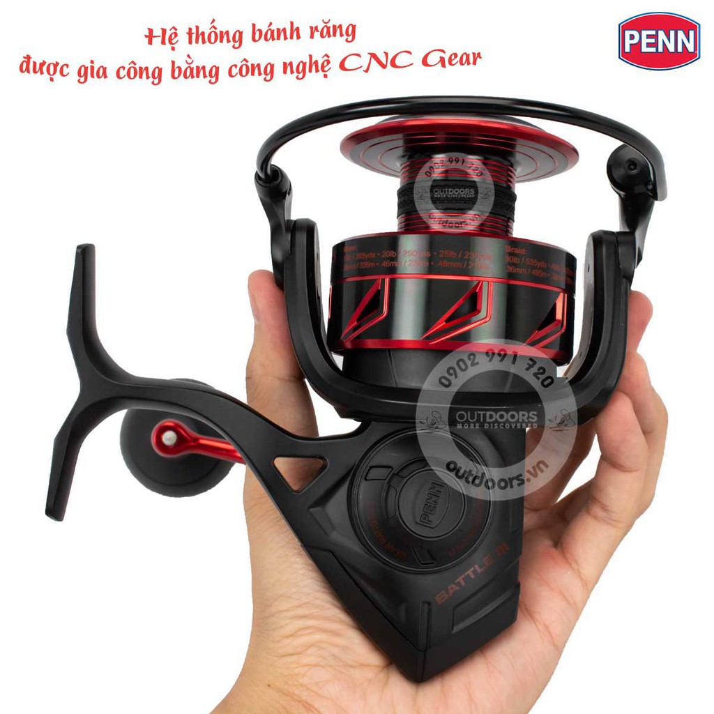 [HCM]Máy câu Penn Battle III 6000HS/8000HS