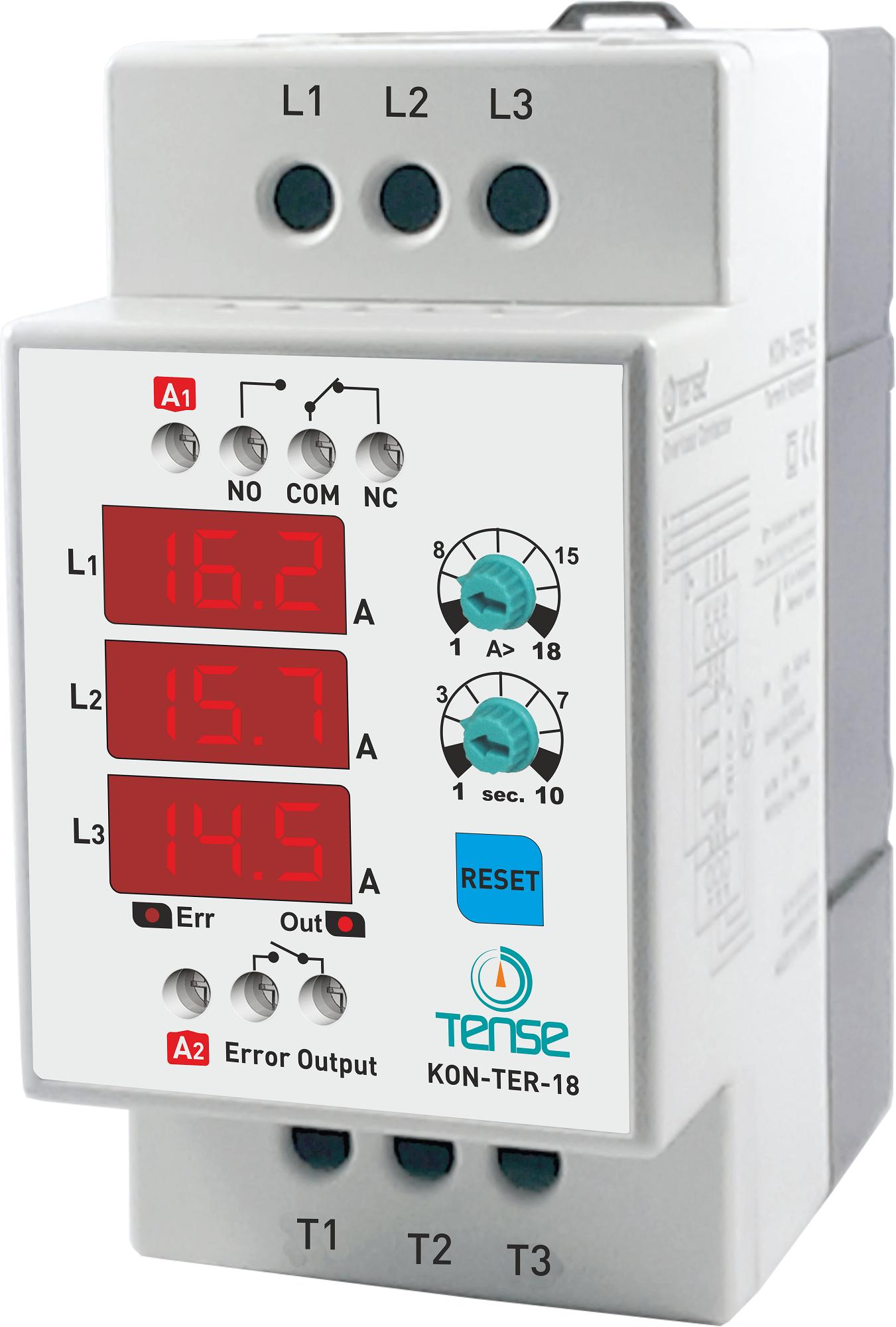CÔNG TẮC TƠ ĐIỆN TỬ KÈM BẢO VỆ NHIỆT KON-TER-100 / Digital Thermal Contactor KON-TER-18 / Digital Thermal Contactor KON-TER-18