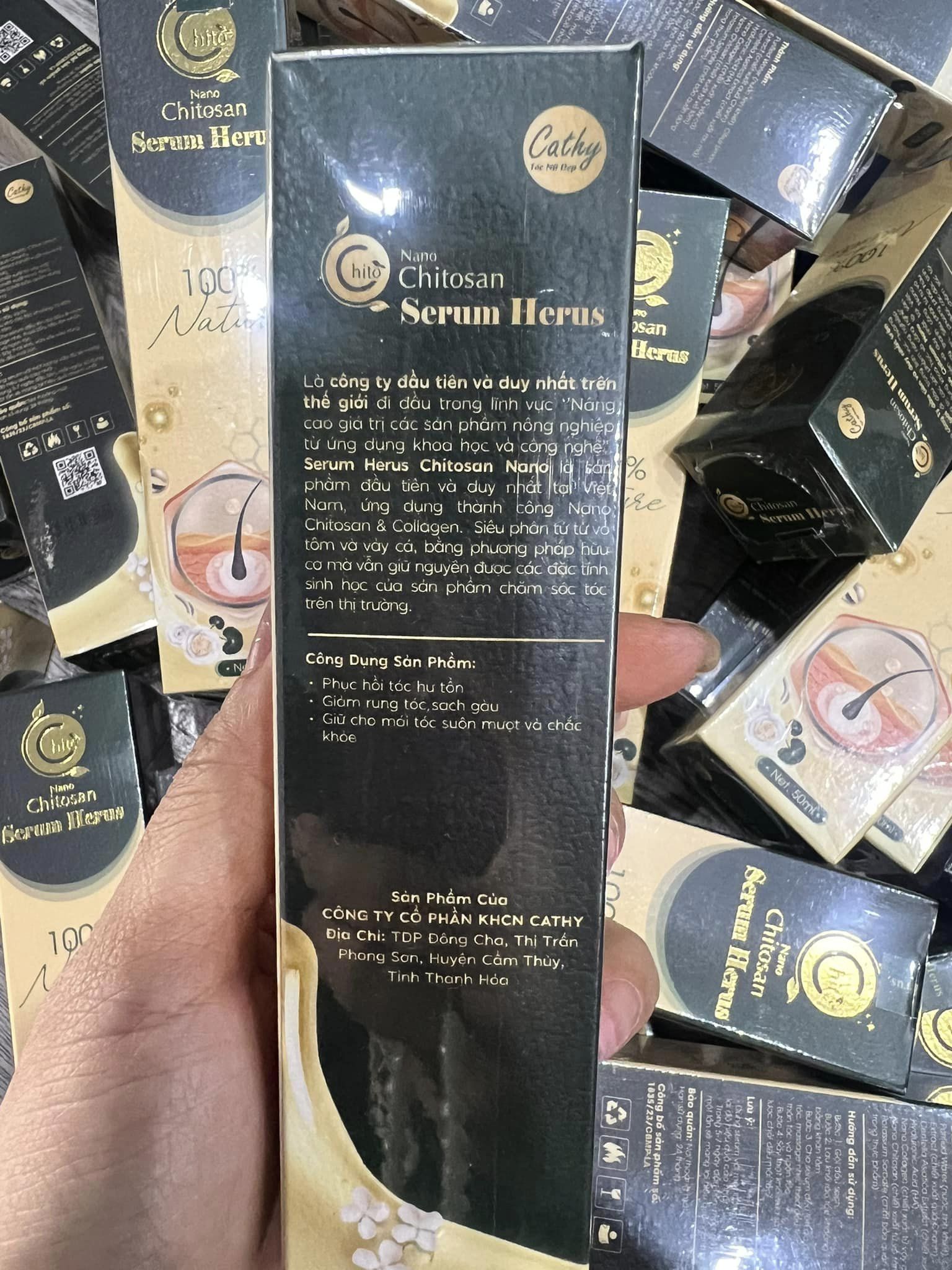Serum Dưỡng Tóc Herus Nano Chitosan 50ml