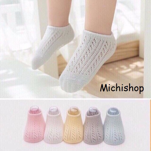 Set 5 Đôi Tất Lưới Cho Bé (0- 3 tuổi)