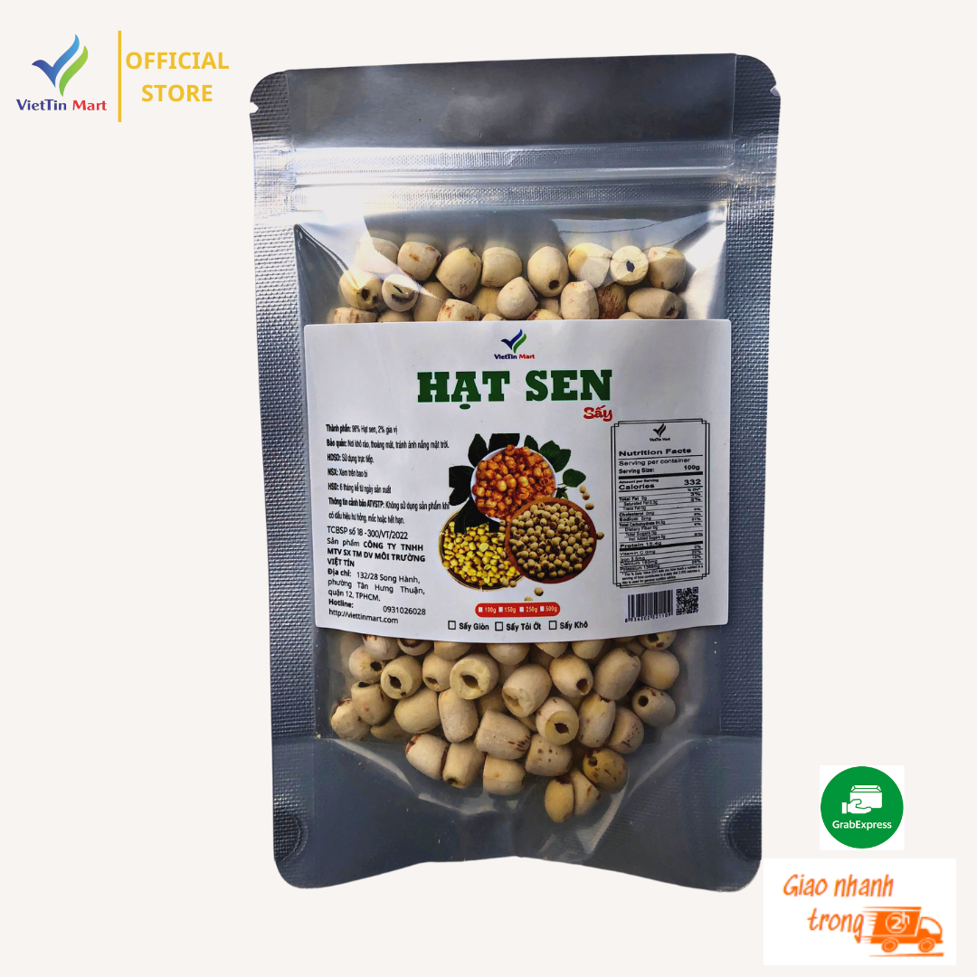 100g Hạt sen khô Đồng Tháp loại 1