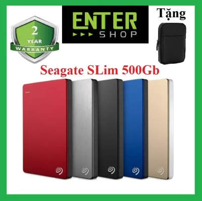 Ổ cứng di động 500Gb Seagate Backup Plus Slim 2.5inch USB 3.0 + Tặng túi bảo vệ