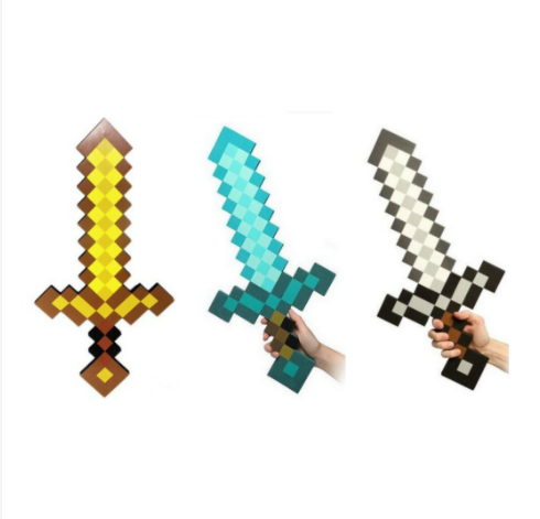 [HCM]Combo 3 kiếm minecraft tặng kèm mini figure