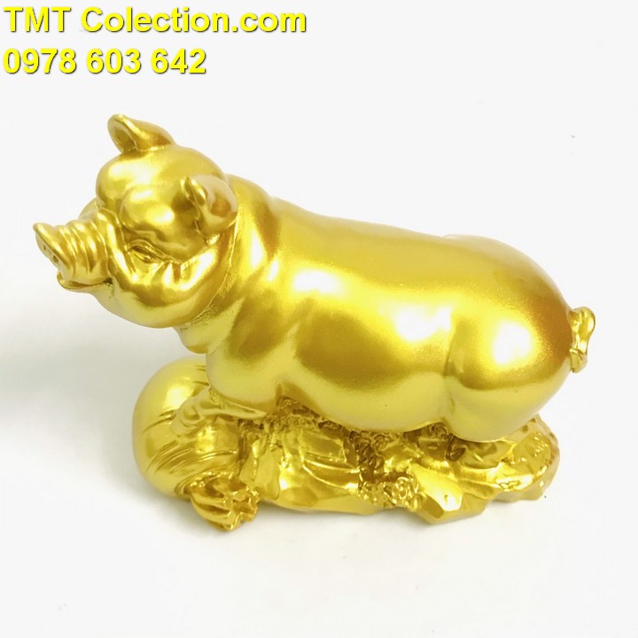 Tượng Con Heo Vàng; Màu vàng - SP005240