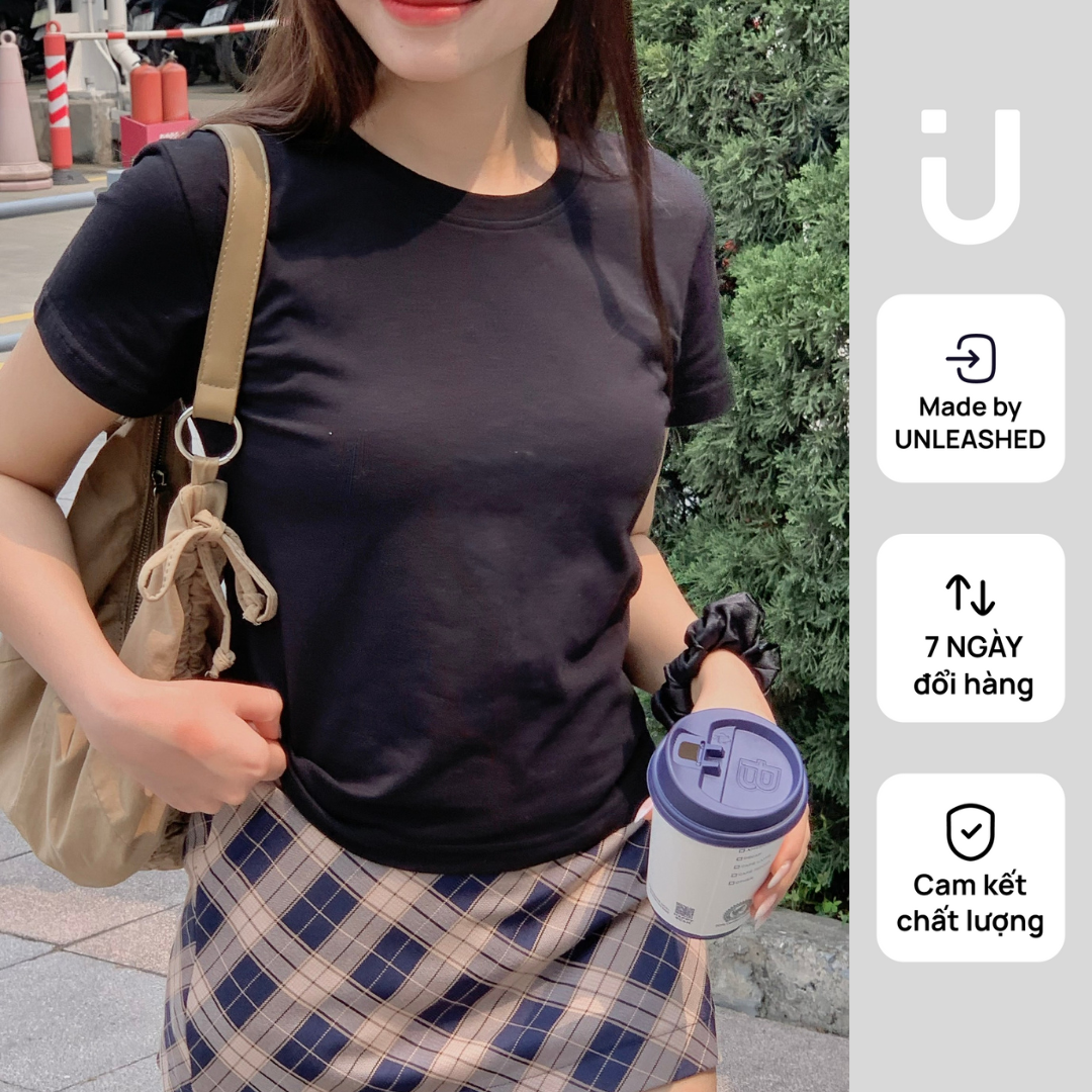 Áo thun babytee cộc tay cotton co giãn 4 chiều Unleashedvn BECK SHORT SLEEVES BABYTEE