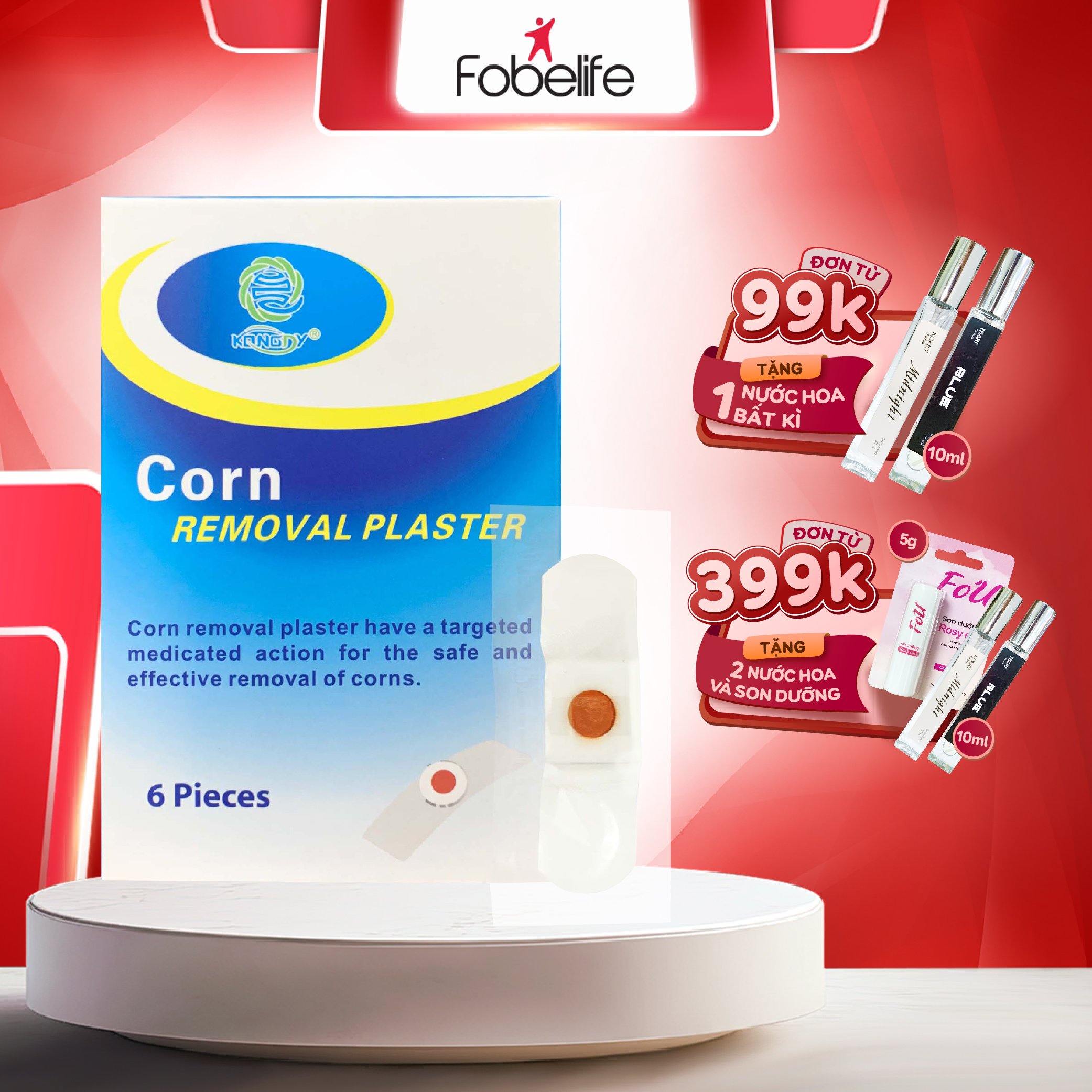 Miếng dán mụn cóc loại bỏ mụn cóc tại nhà an toàn hiệu quả corn removal plaster