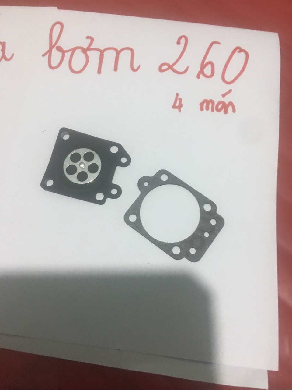 Bộ da bơm da thở bình xăng con máy cắt cỏ 260 (2 BỘ)