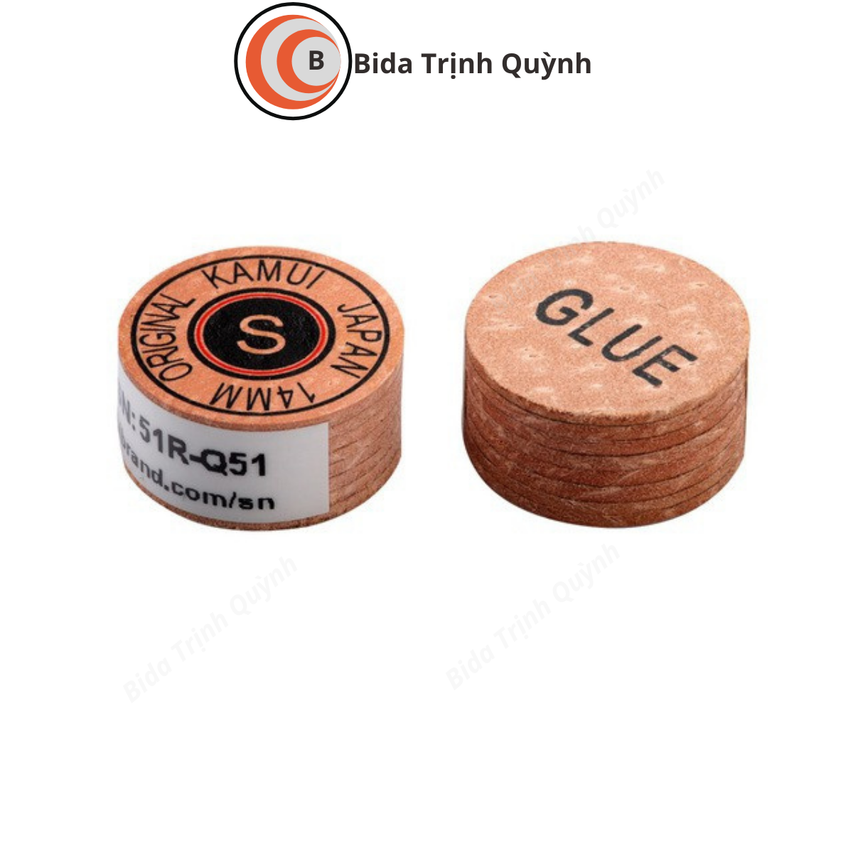 Đầu cơ/ Đầu Tẩy KAMUI Clear 2 màu đen , vàng  cao cấp nhiều lớp phù hợp với tất cả các loại cơ/gậy BIDA