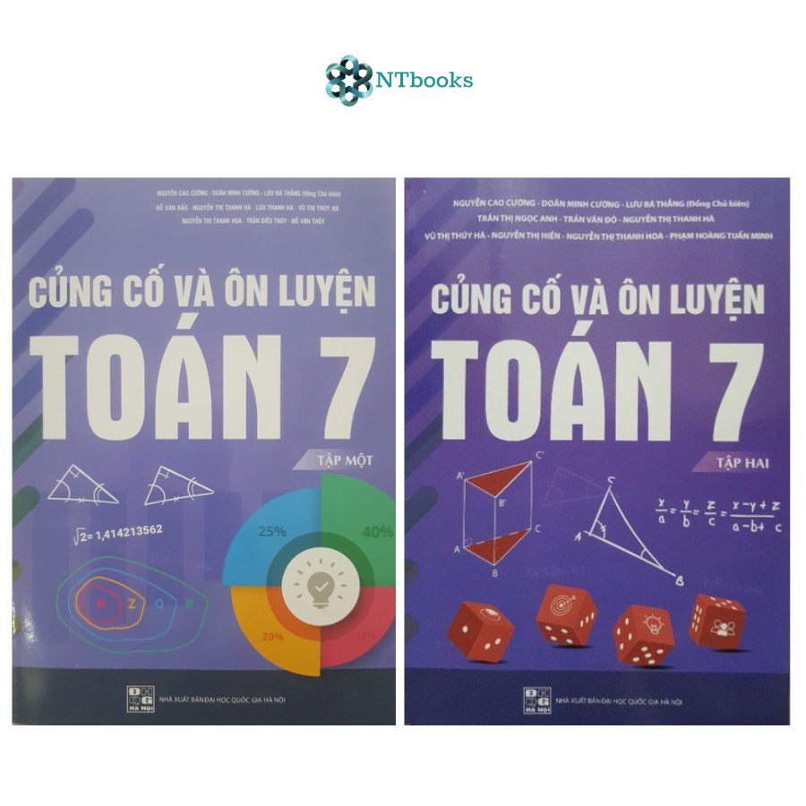 Sách củng cố và ôn luyện toán 7 tập 1 + tập 2 - ntbooks