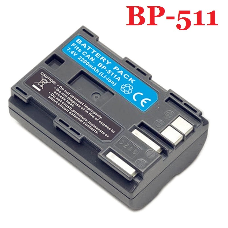 Pin thay thế pin máy ảnh BP - 511A - Hàng nhập khẩu