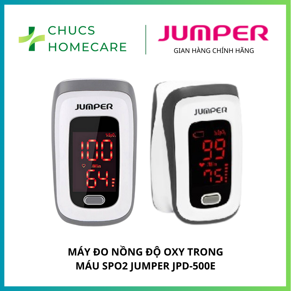 Máy đo nồng độ oxy Spo2 và nhịp tim JUMPER