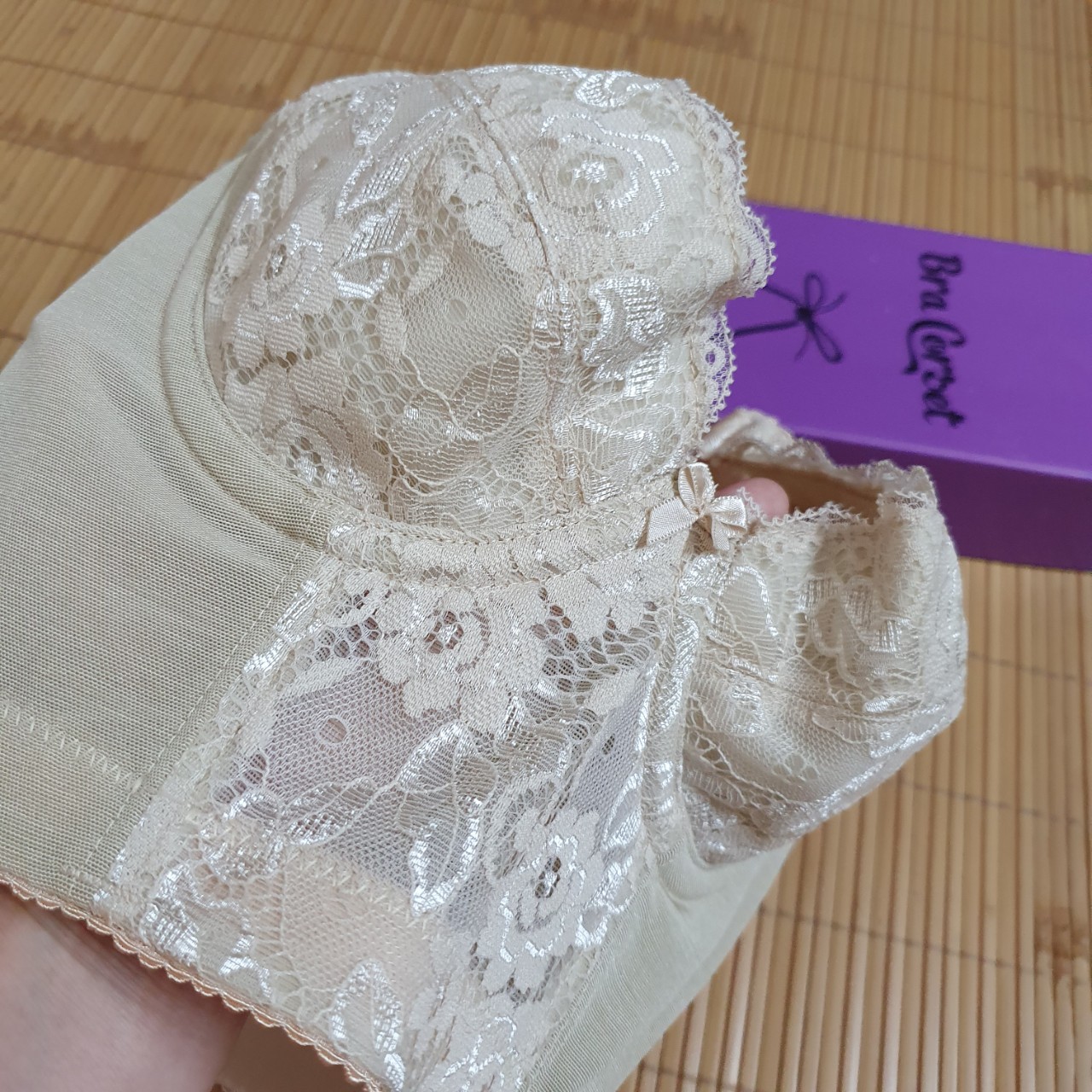 Bra corset che mỡ lưng không gọng mút mỏng, bản lưng to (Mã SP 1886)