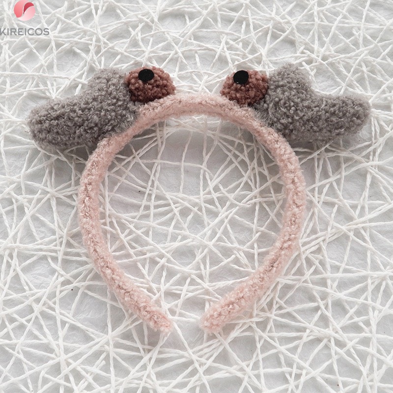 [HCM]Cài Tóc Trang Điểm Mắt To Lông Xù Siêu Cute