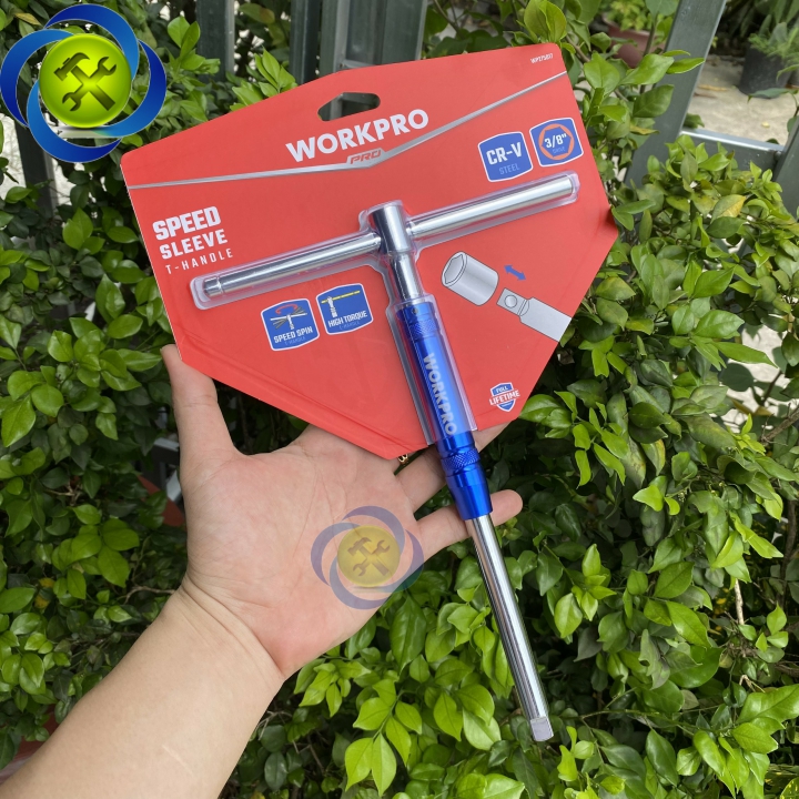 Tay vặn chữ t trượt 3/8 workpro wp275017 kích thước 180 x 250mm