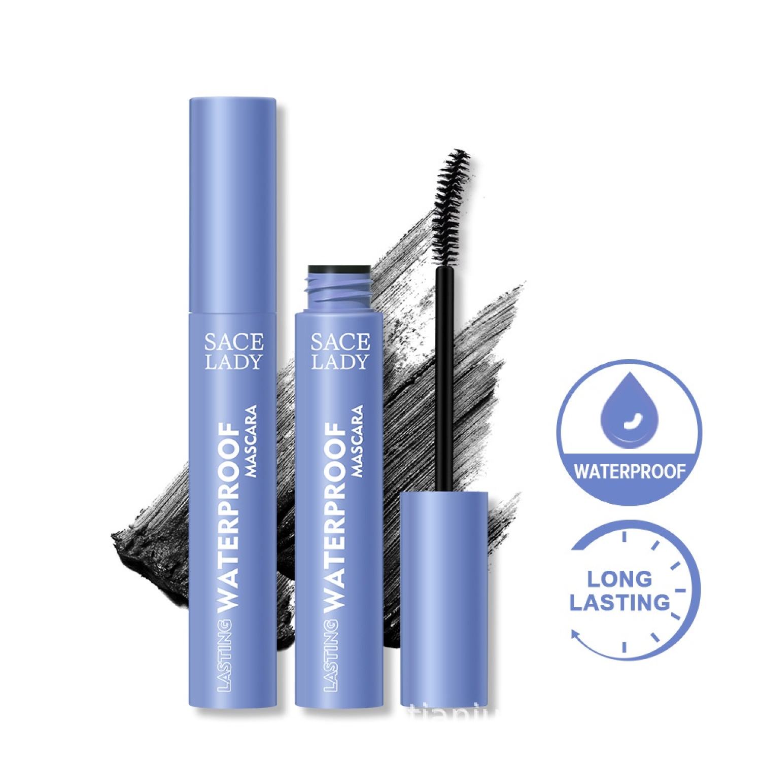 Mascara SACE LADY chống thấm nước chuốt cong dài mi 6g