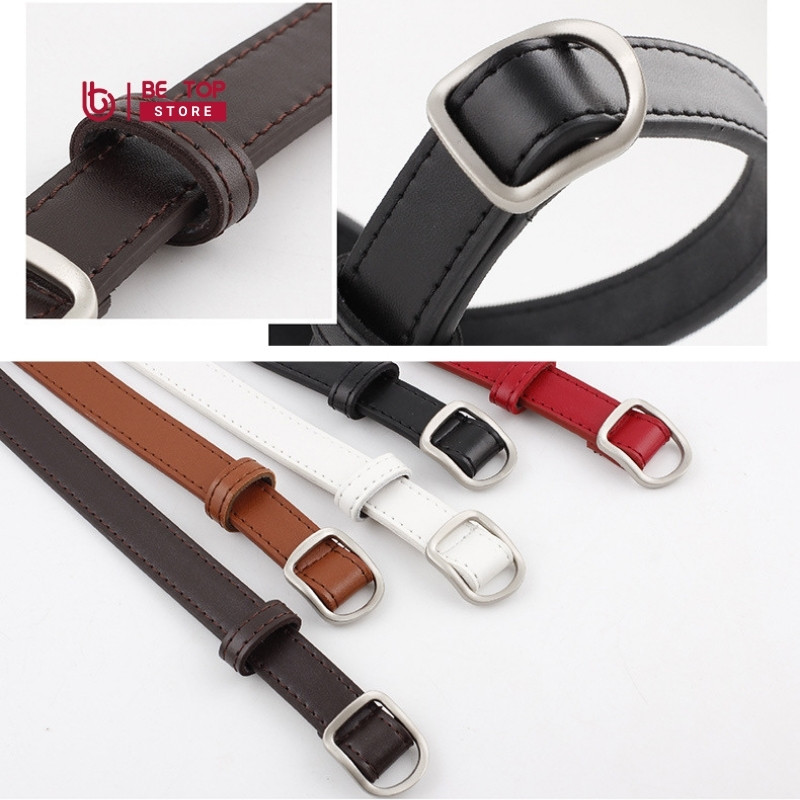 [Có sẵn] Thắt lưng nữ ulzzang bản nhỏ 2cm da PU N19