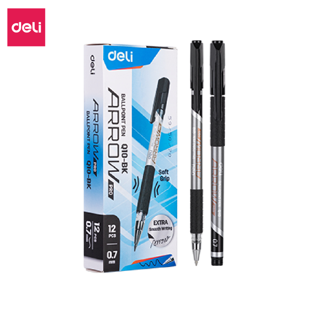 Combo 20 Bút gel bút bi mực nước ngòi Bullet 0.7mm Deli - Bút mực nước thiết kế tối giản thông minh cho văn phòng học sinh