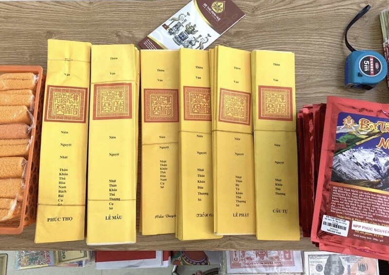 Sớ lễ các loại hàng đẹp