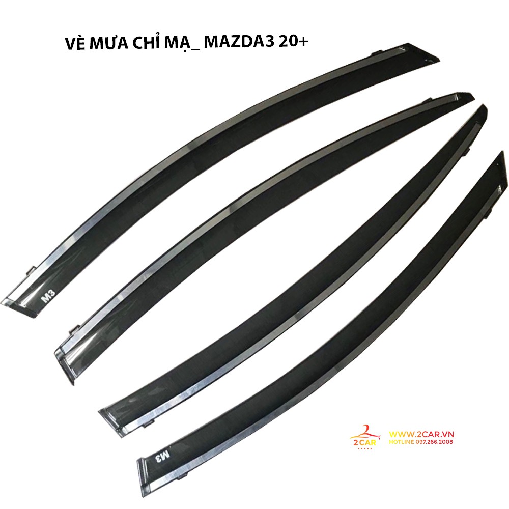 Vè Che Mưa Xe Mazda 3 2020 mới nhất, chỉ mạ crom cao cấp