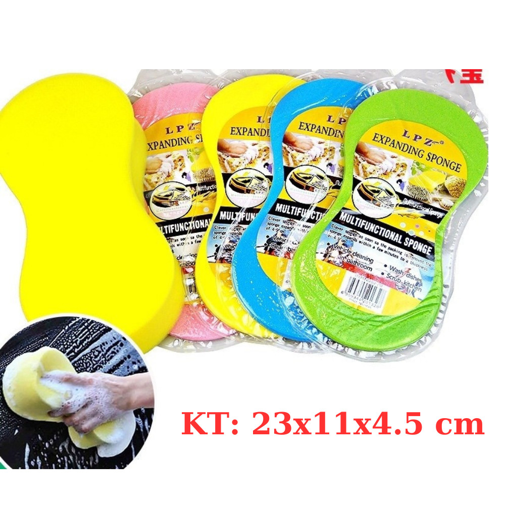 Mút Rửa Xe Bọt Biển, Mút Rửa Chuyên Dụng Microfiber Siêu Mềm