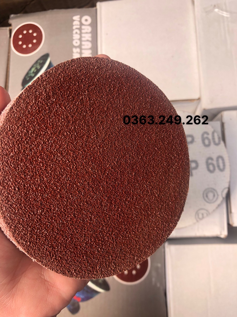 10 tờ nhám tròn phi 100mm đủ số