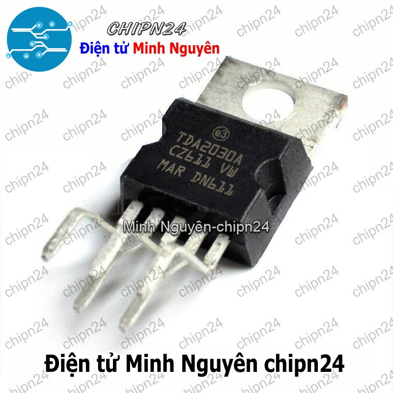 [2 con] (DIP) IC TDA2030 TO-220 (TDA2030A) (IC khuếch đại âm thanh) - HH000352