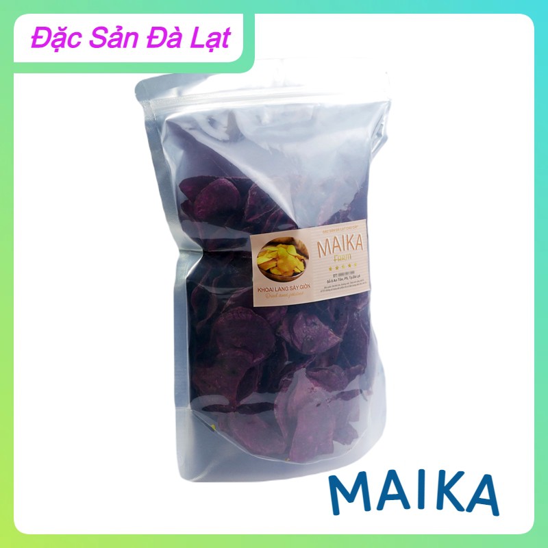 Khoai Lang Tím Sấy Giòn Maika - 500gr