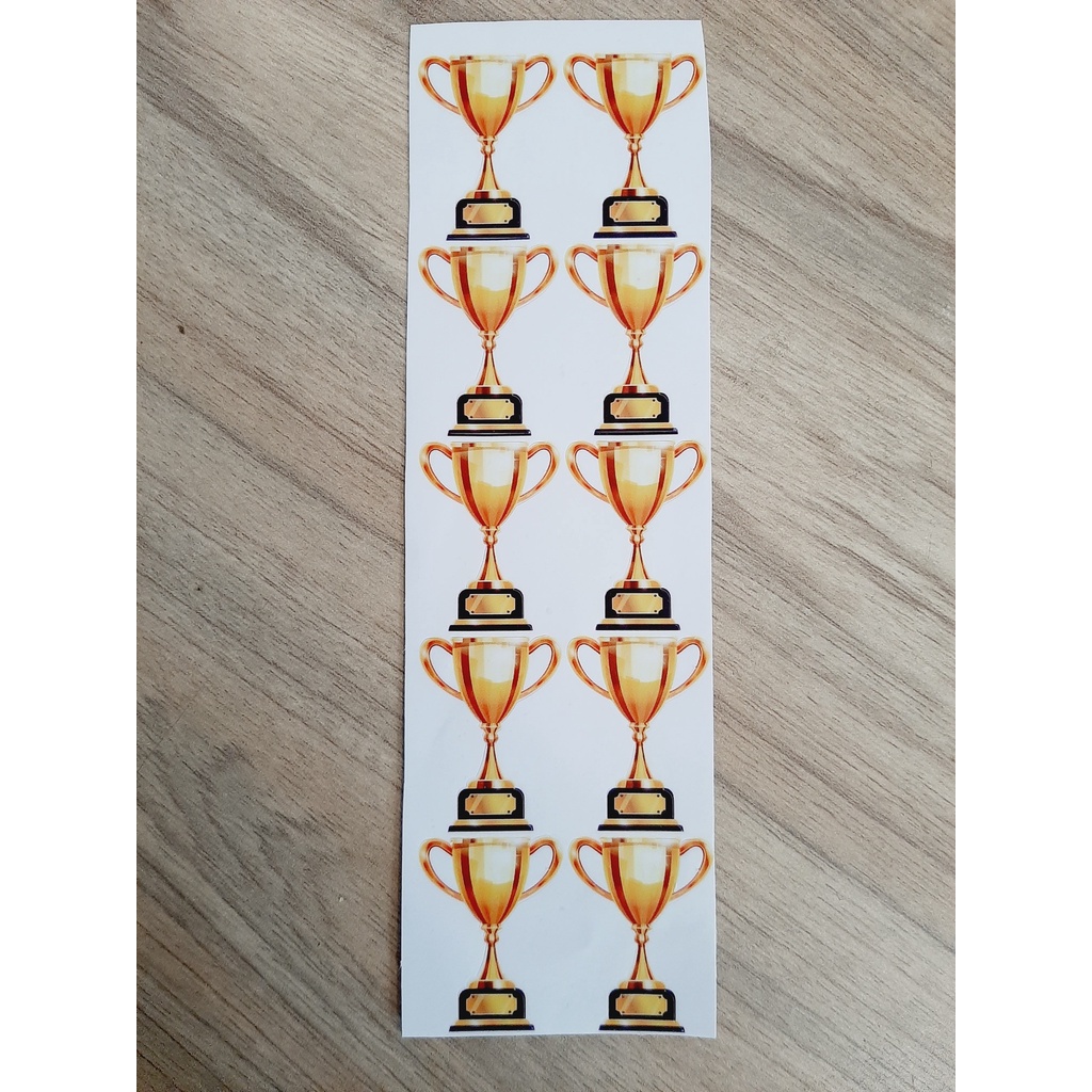 Set 10 sticker, miếng dán mặt