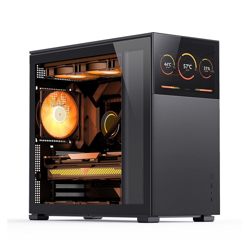 Vỏ case Jonsbo D41 STD SC Black ( Mid Tower_Màu Đen)