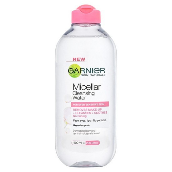 Tẩy Trang Garnier Skin Naturals Micellar Cleansing Water 400ml Nắp Hồng