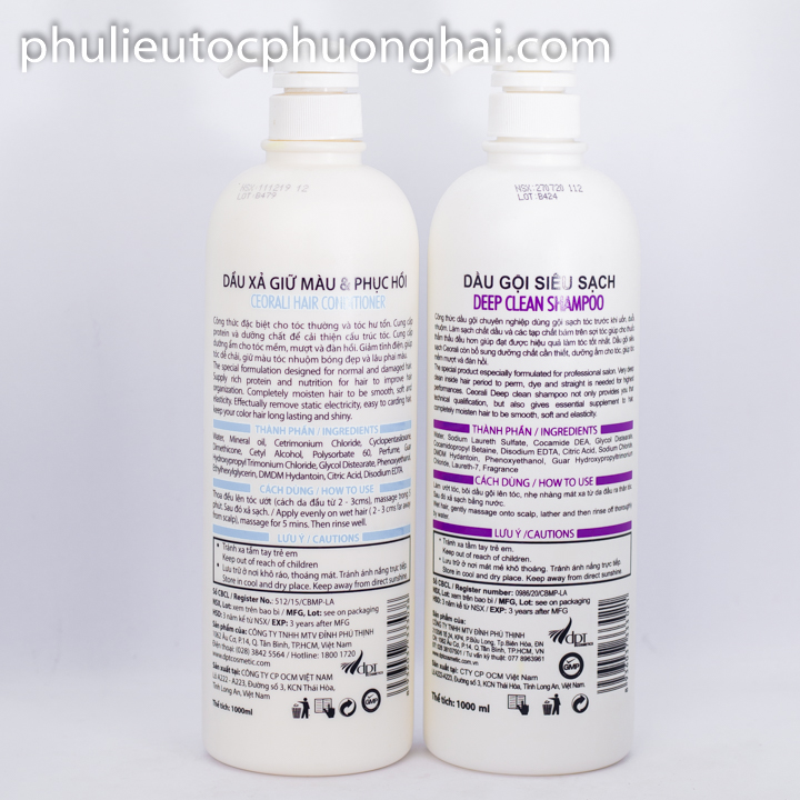 ComBo Cặp Dầu gôi siêu sạch Ceorali