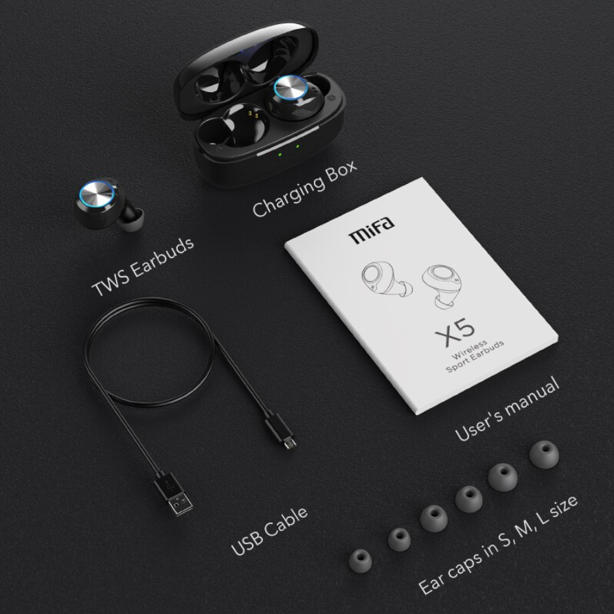 Tai Nghe True Wireless MIFA X5 Smart Touch Bluetooth V5.0