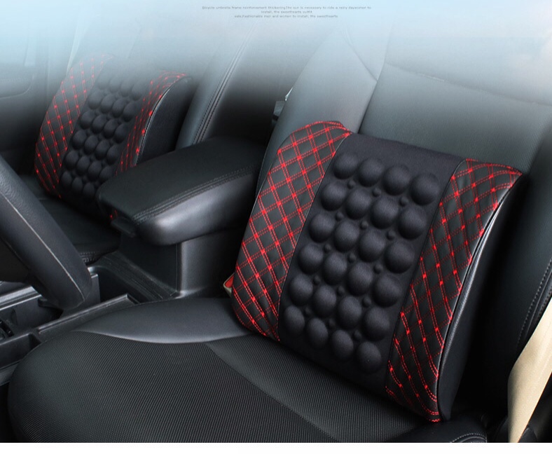 Gối Tựa Lưng Mát Xa Chạy Điện Cho Xe Hơi, Xe Ghế Tựa Lưng Thắt Lưng Thư Giãn Đệm ô tô văn phòng
