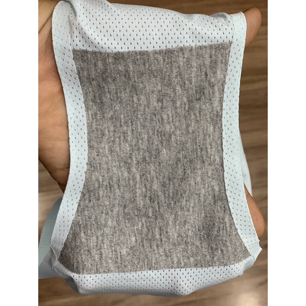 [SIZE 40-90KG] Quần lót bầu cạp chéo su cho bà bầu khử khuẩn có lót màu xám trắng theo dõi chất nhày vải su thoáng mát mềm co dãn thoải mái