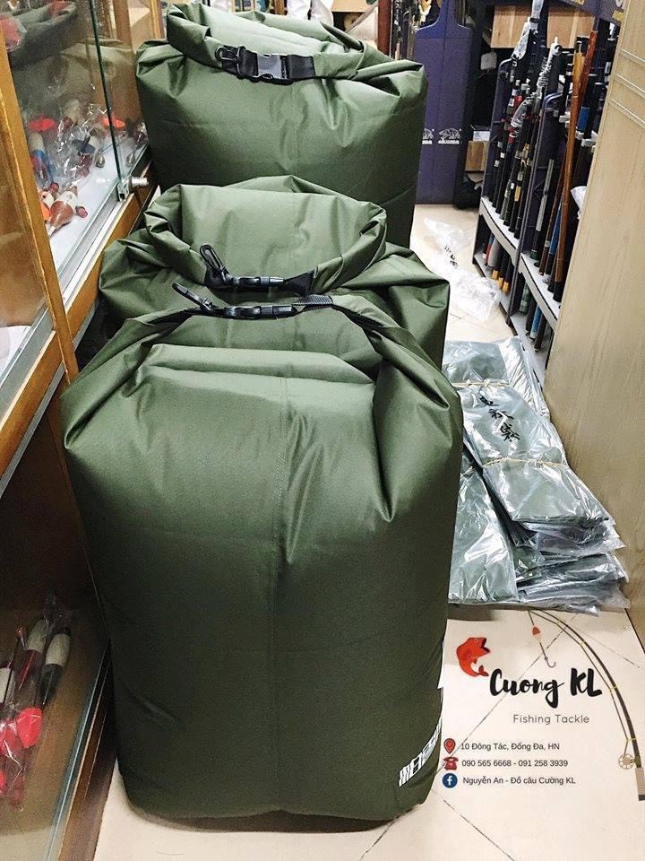 Túi đựng cá mềm màu rêu