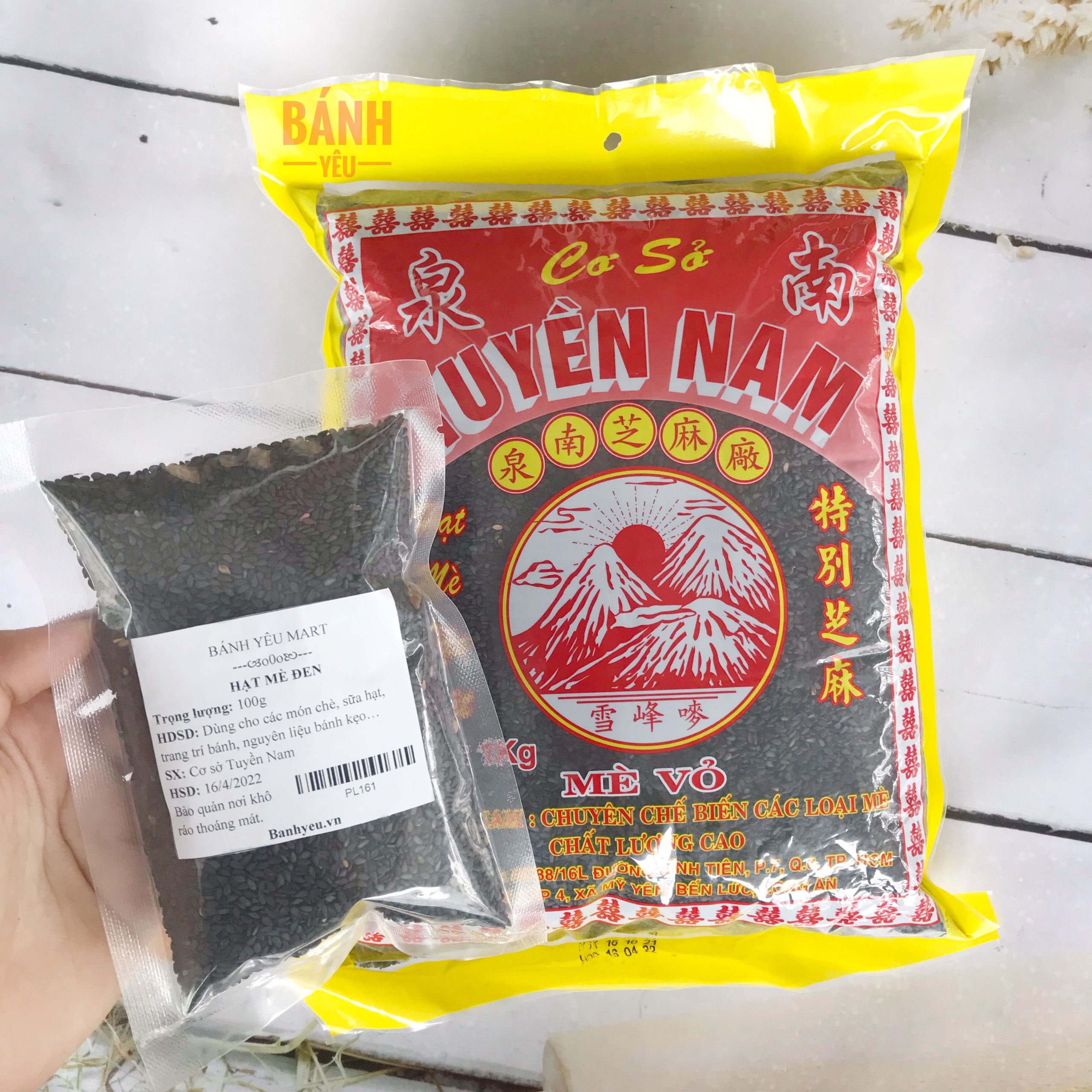 Hạt Mè Đen Chia-100g dùng để chế biến,làm các loại bánh,..