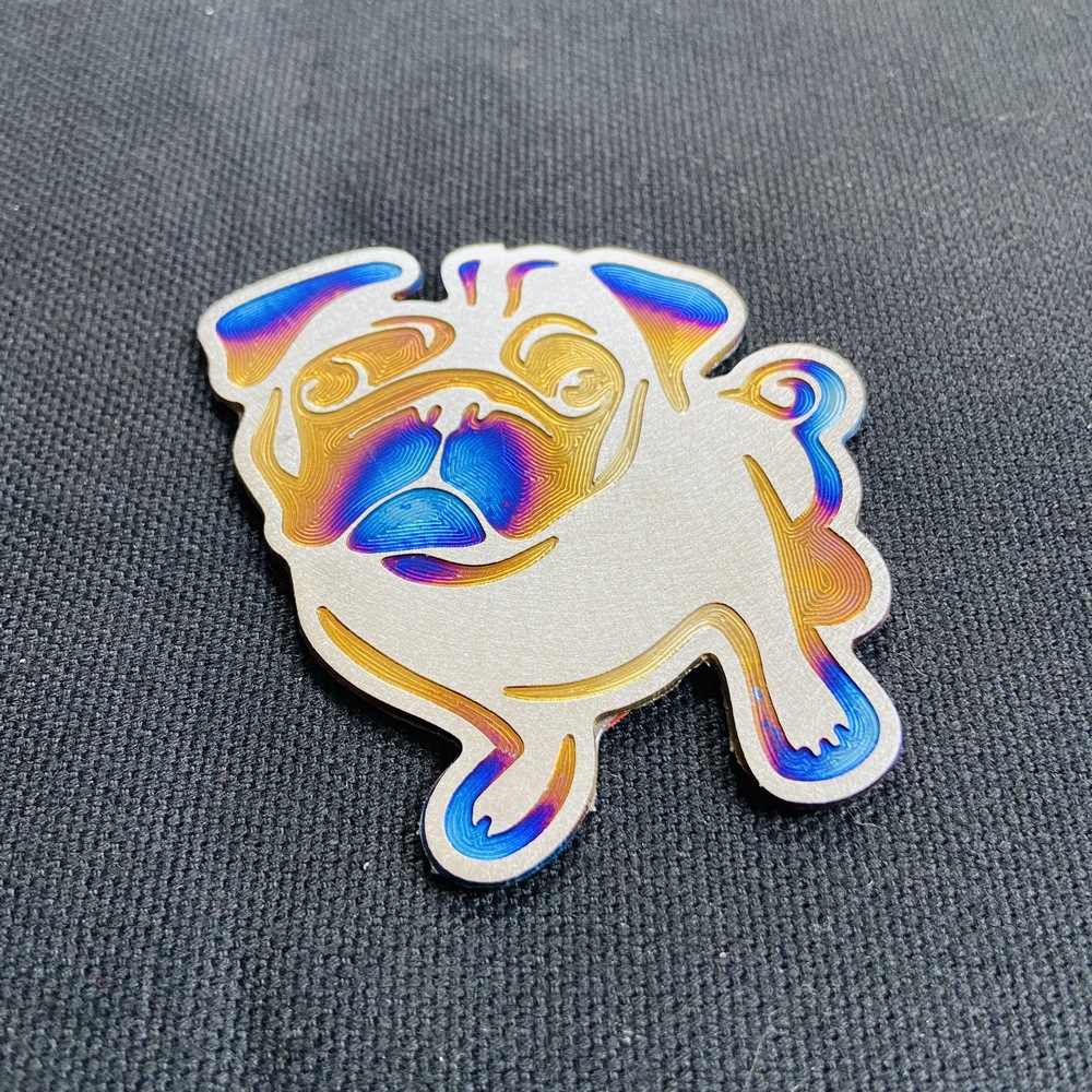 [HÀNG ĐỘC GIÁ BÈO] TEM LOGO TITAN,TEM CHÓ PUGDOG TITAN TRANG TRÍ CHO XE MÁY KEO 3M SIÊU NGẦU  (TITAN 100% BABY DOG)