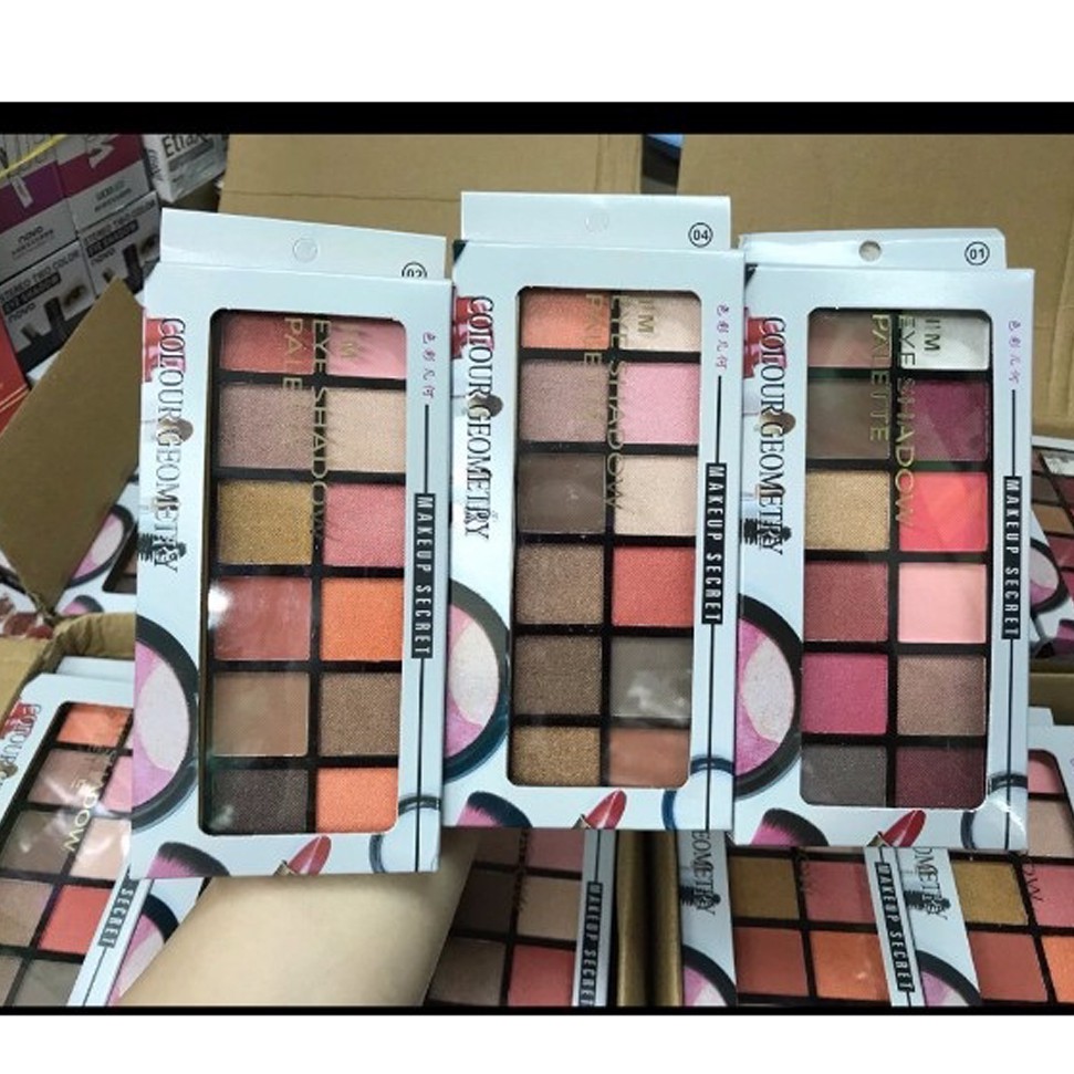 Phấn mắt Bắt Sáng 12 ô I’m Eye Shadow Palette Color Geo Metry