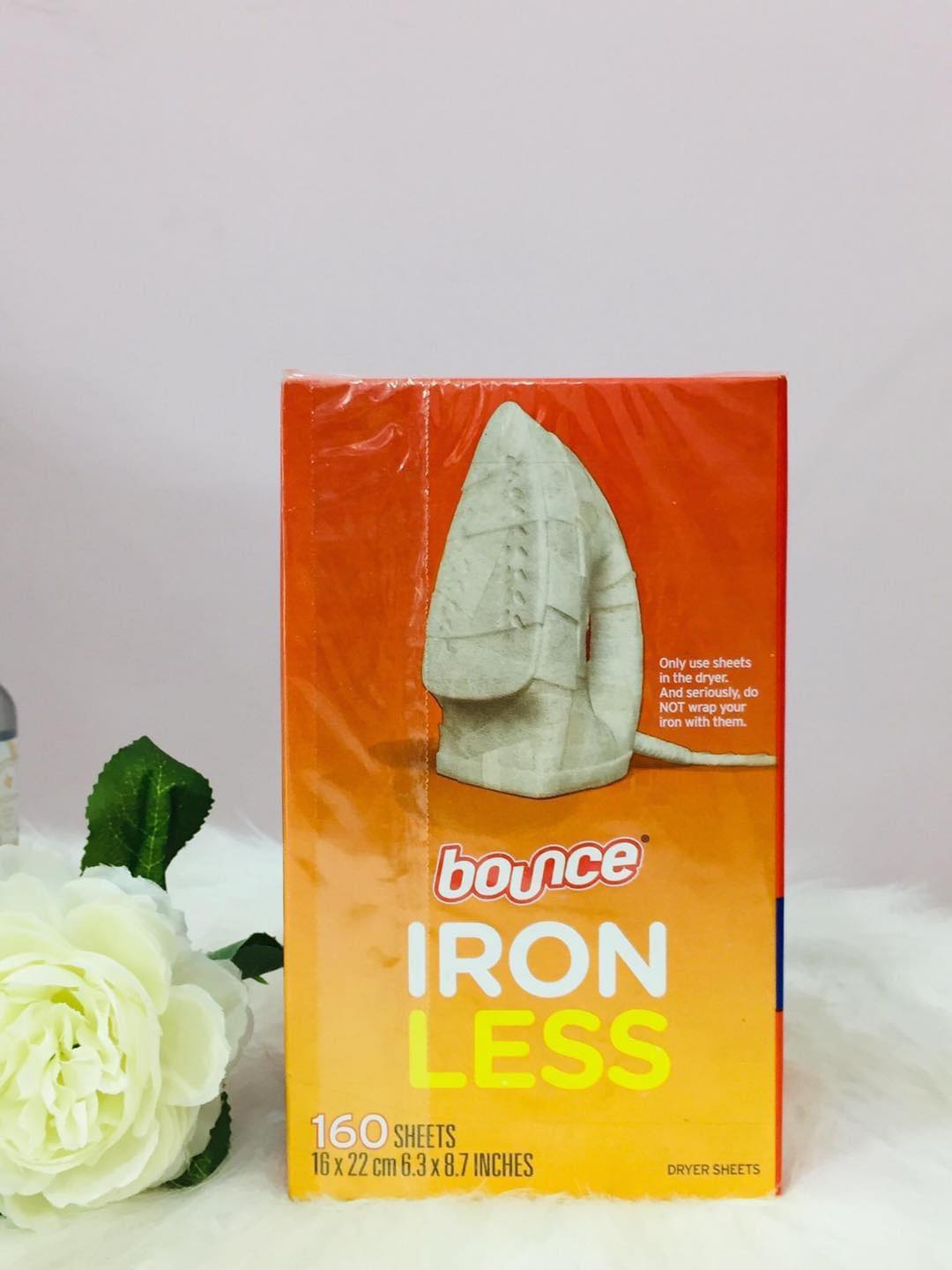 [ Bill Mỹ ] Giấy Sấy Thơm Quần Áo Bounce 160 Tờ