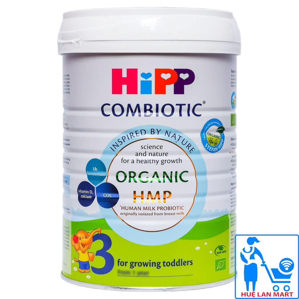 Sữa bột hipp combiotic organic hmp & gos 3 - hộp 800g