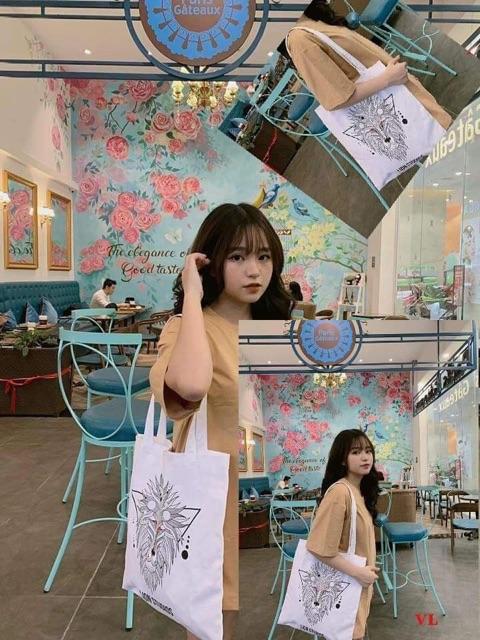 [Túi tote] Túi vải sư tử BLA0719