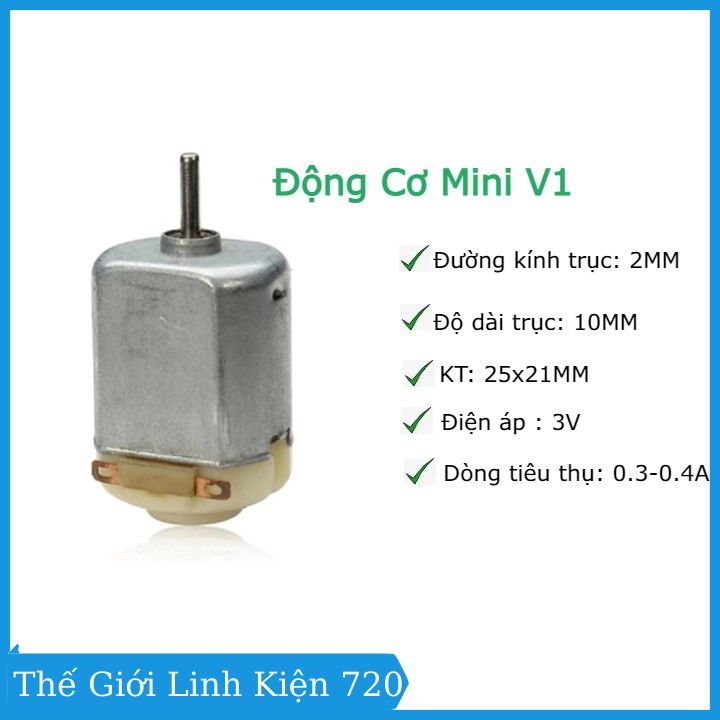 Động cơ mini v1 3vdc - 9vdc