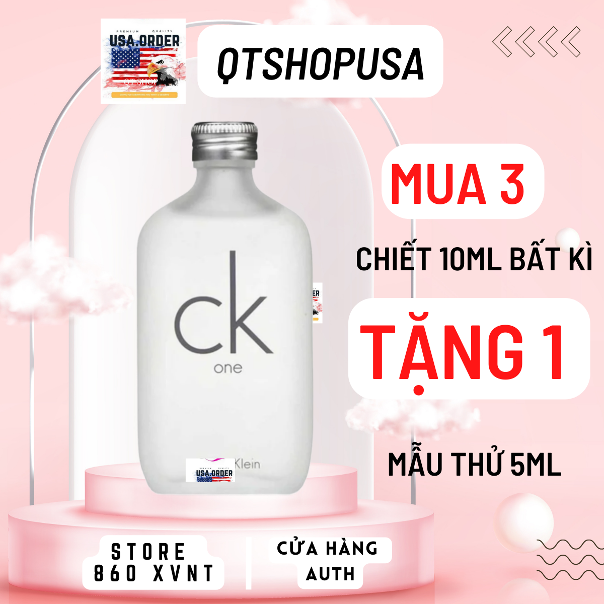 Nước hoa C.K ONE chiết 10ml