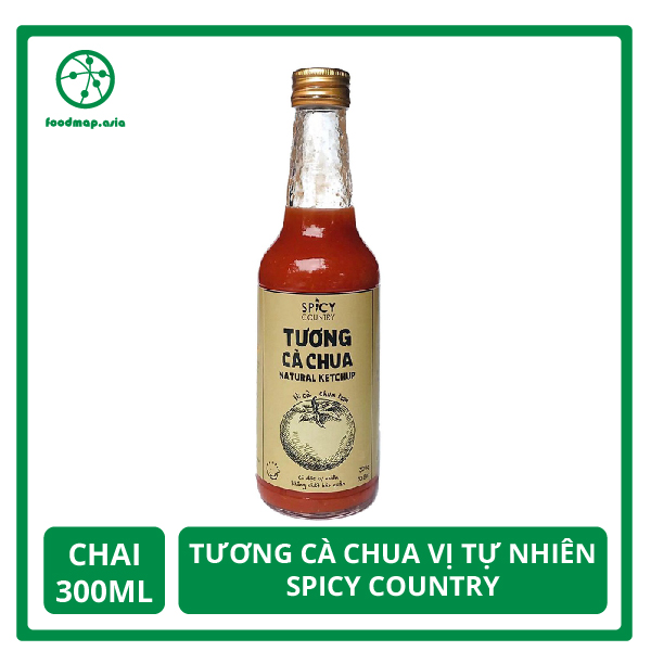 Tương Cà Chua Vị Tự Nhiên Spicy Country - Chai 300ml - Foodmap
