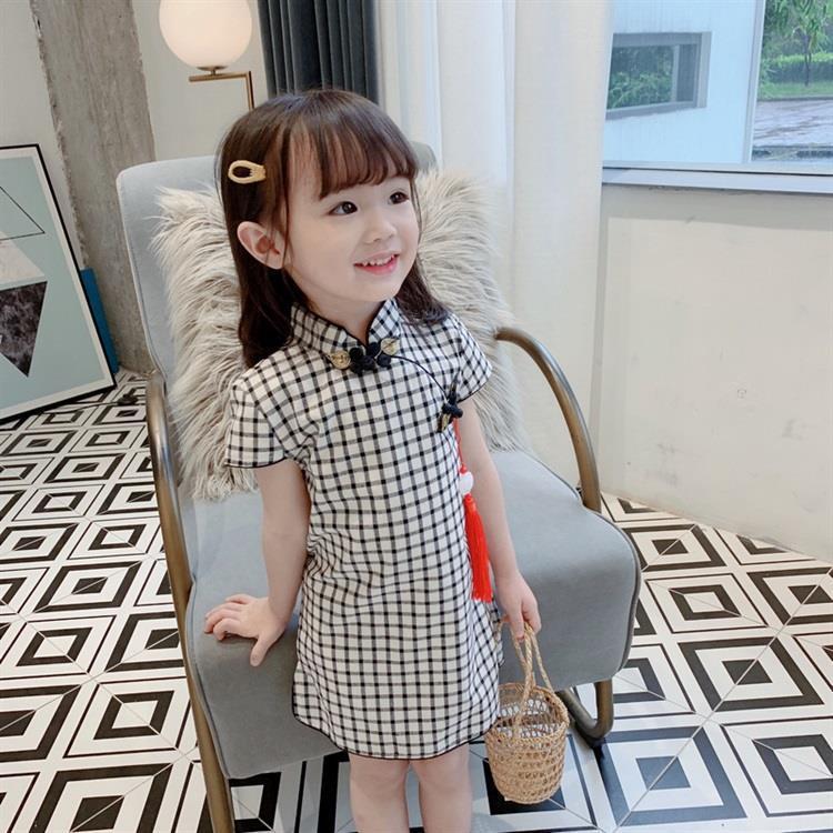 Đầm Sườn Xám Cách Tân -1 đến 5 tuổi